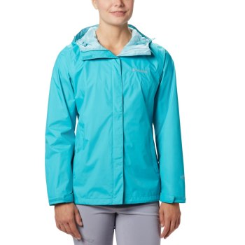 Dámské Bundy Columbia Arcadia II Rain Blankyt OCZSHF026